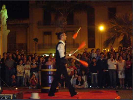 foto manifestazione notte giovani artisti 2009