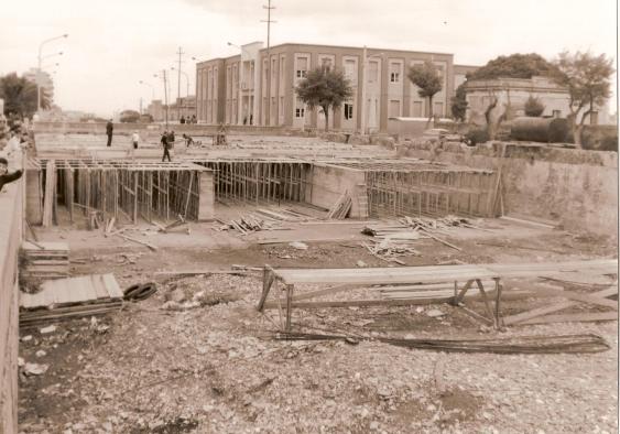 foto della costruzione della copertura del torrente Longano