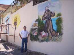 murales dei cappuccini il cantiere