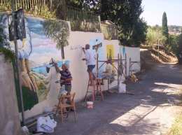 murales dei cappuccini il cantiere