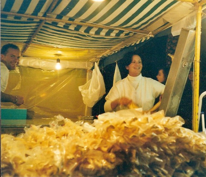 foto fase di lavorazione della giaurrina